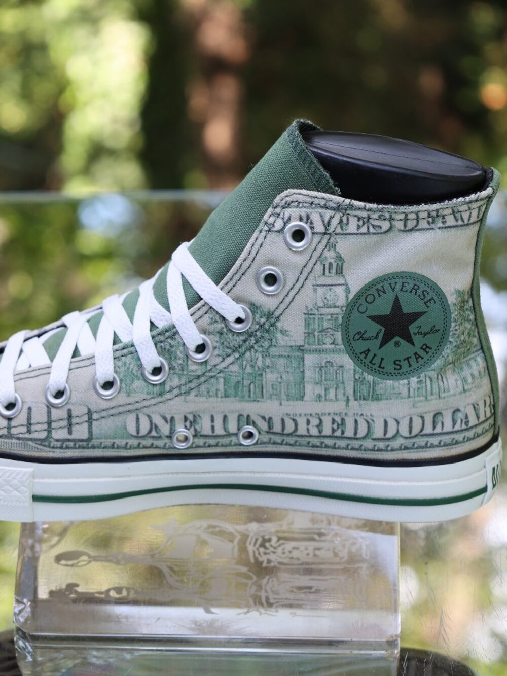 Converse Chuck Taylor All Star Hi Dollar Money Print 2010 - Picture 16 of 16